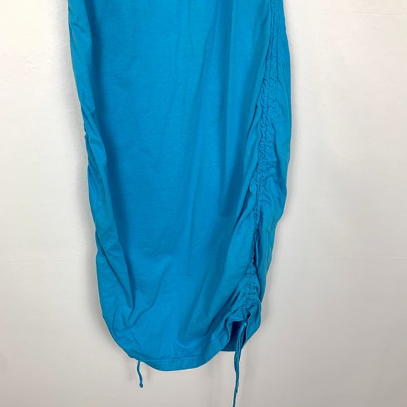 Cotton Citizen x Revolve Lisbon Mini Ruched Sleeveless Dress Marine Blue Small - Picture 6 of 10